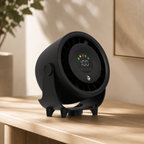 Portable Wall Mount Misting Fan Humidifier Digital Display Quiet Cooling