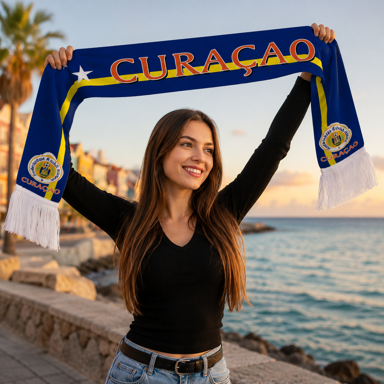Curacao Scarf Detail