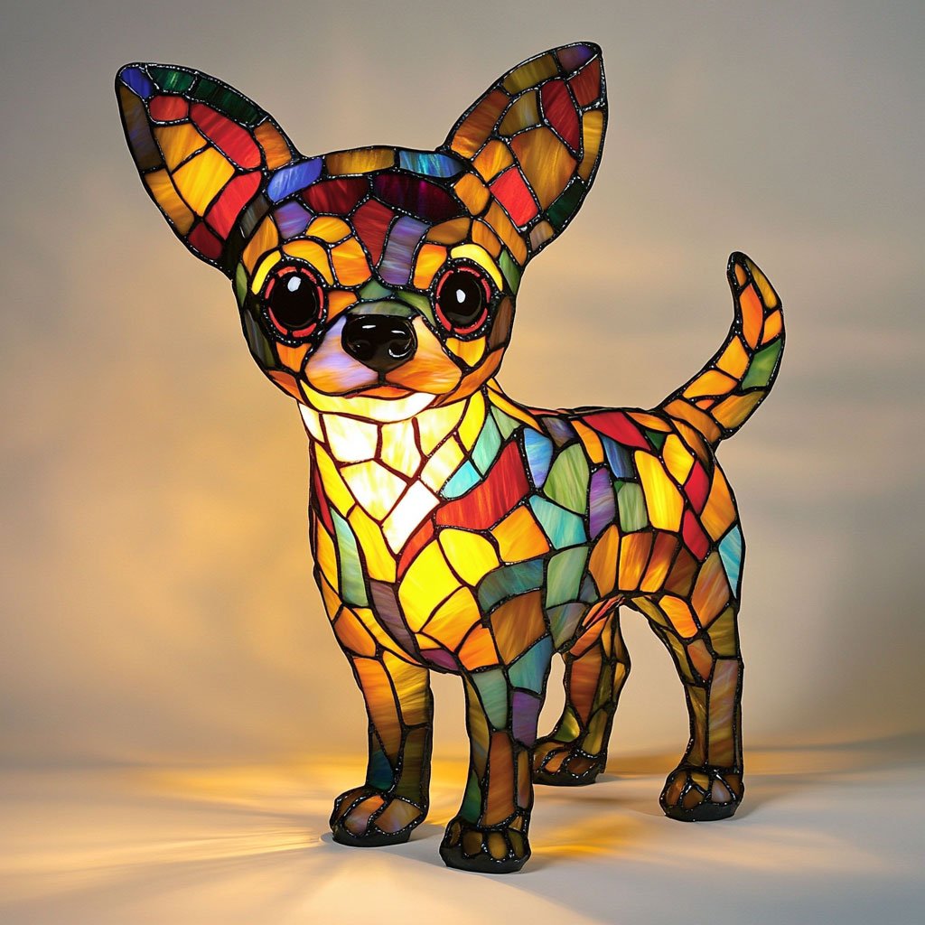 Bulldog Shaped Table Lamp Lighting Fixture