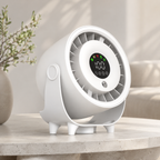 Portable Wall Mount Misting Fan Humidifier Digital Display Quiet Cooling