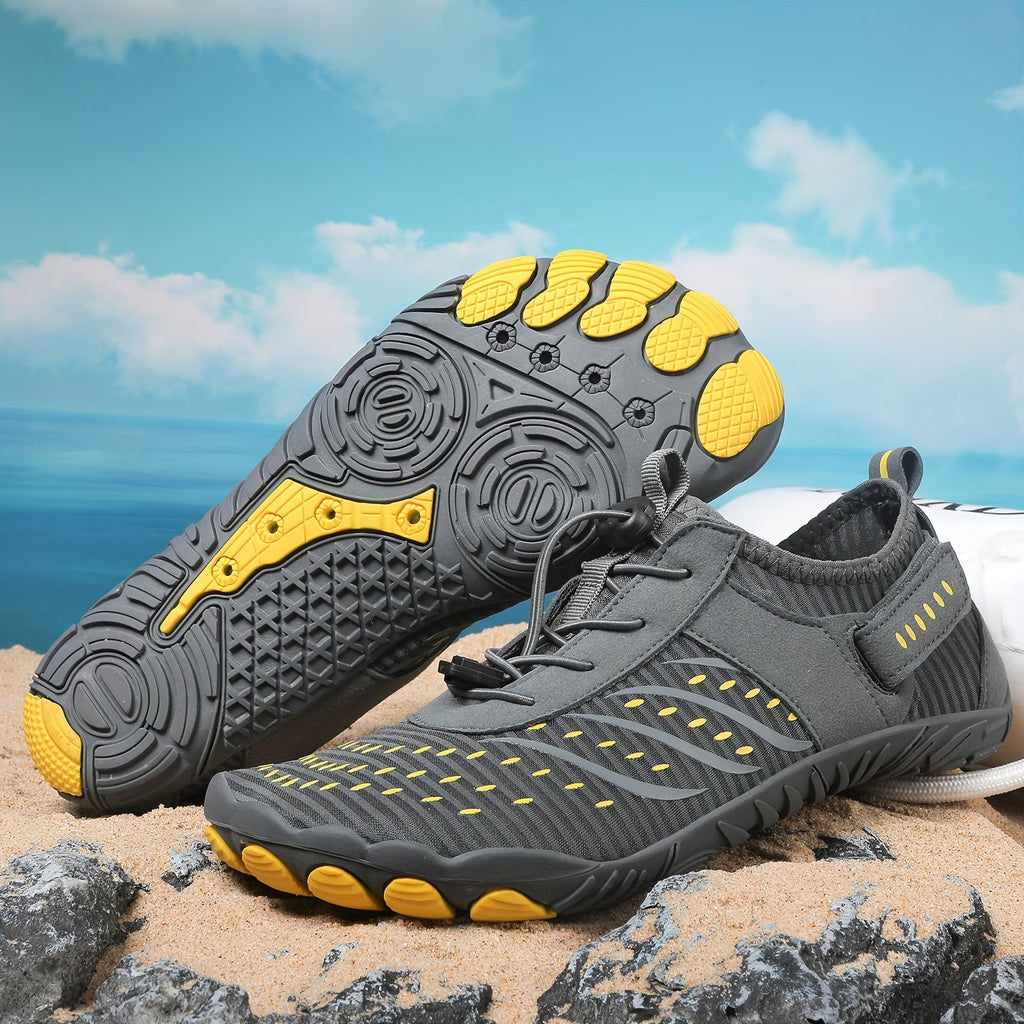 Men's Quick-Dry Water Shoes Rubber Sole Swim Fishing Fitness Footwear
