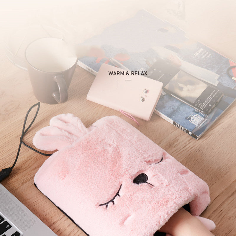 Heated Square Mouse Pad Warmer Electric Desk Accessory
