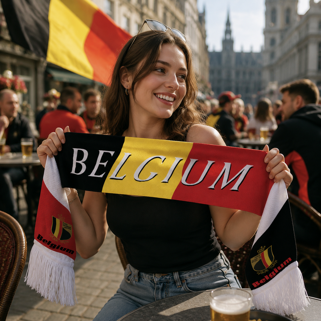 Belgium Scarf Side