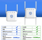 5G WiFi Extender Wireless Signal Booster Router Range Repeater