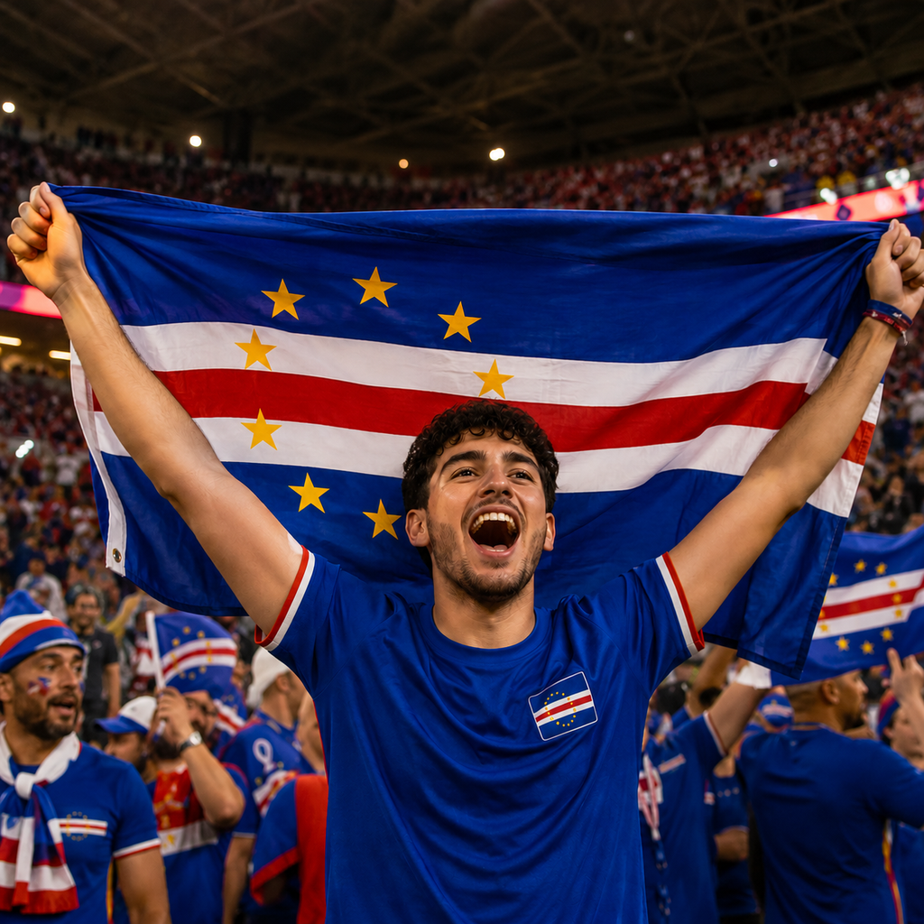 Cape Verde Flag Detail