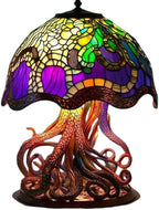 Stained Glass Mushroom Table Lamp with 9 Style Options
