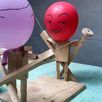 Wooden Puppet Toy Figure for Kids Play