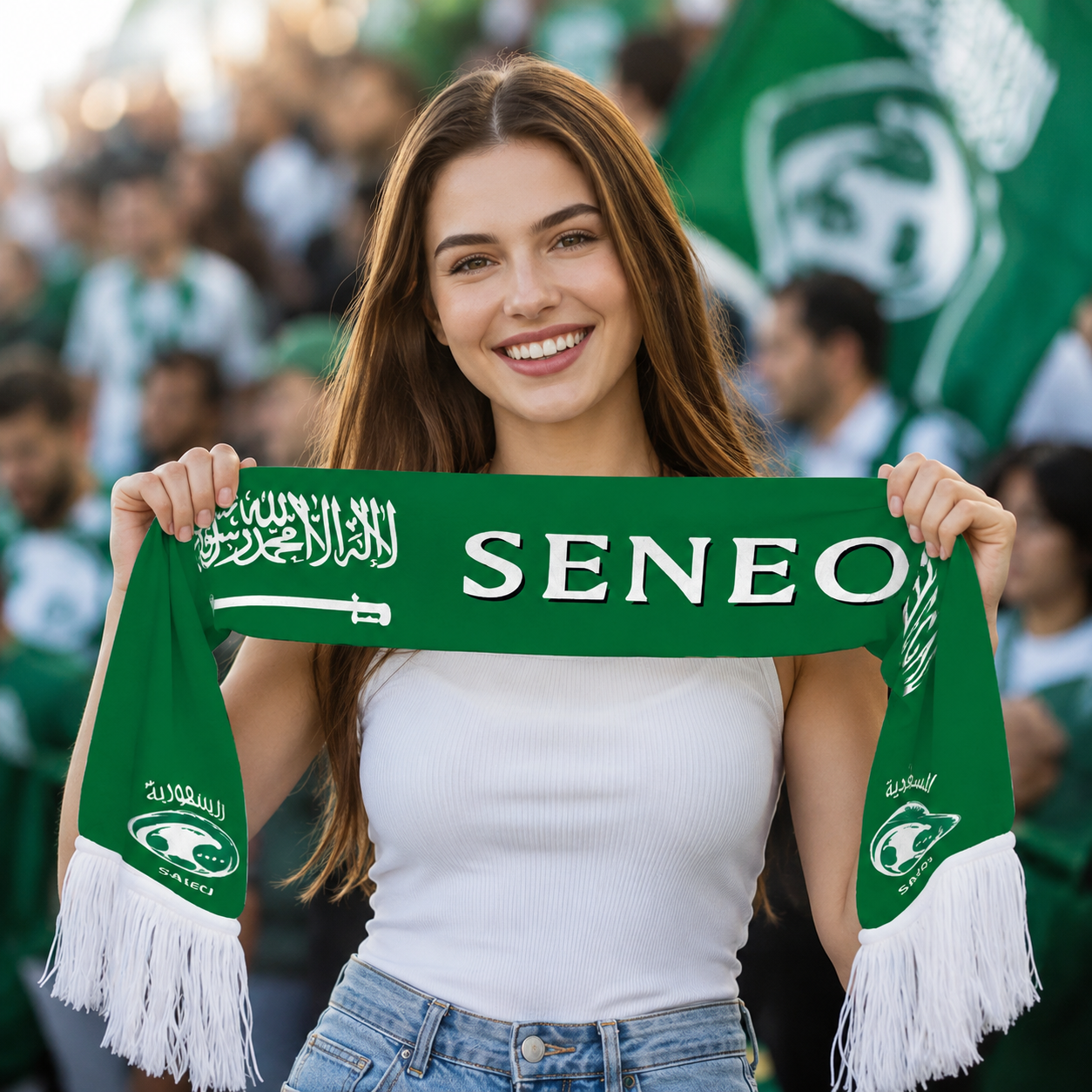 Saudi Arabia Fan Scarf