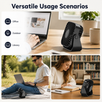 USB Mini Portable Desk Fan 4 Inch 3 Speed Quiet Adjustable Table Fan