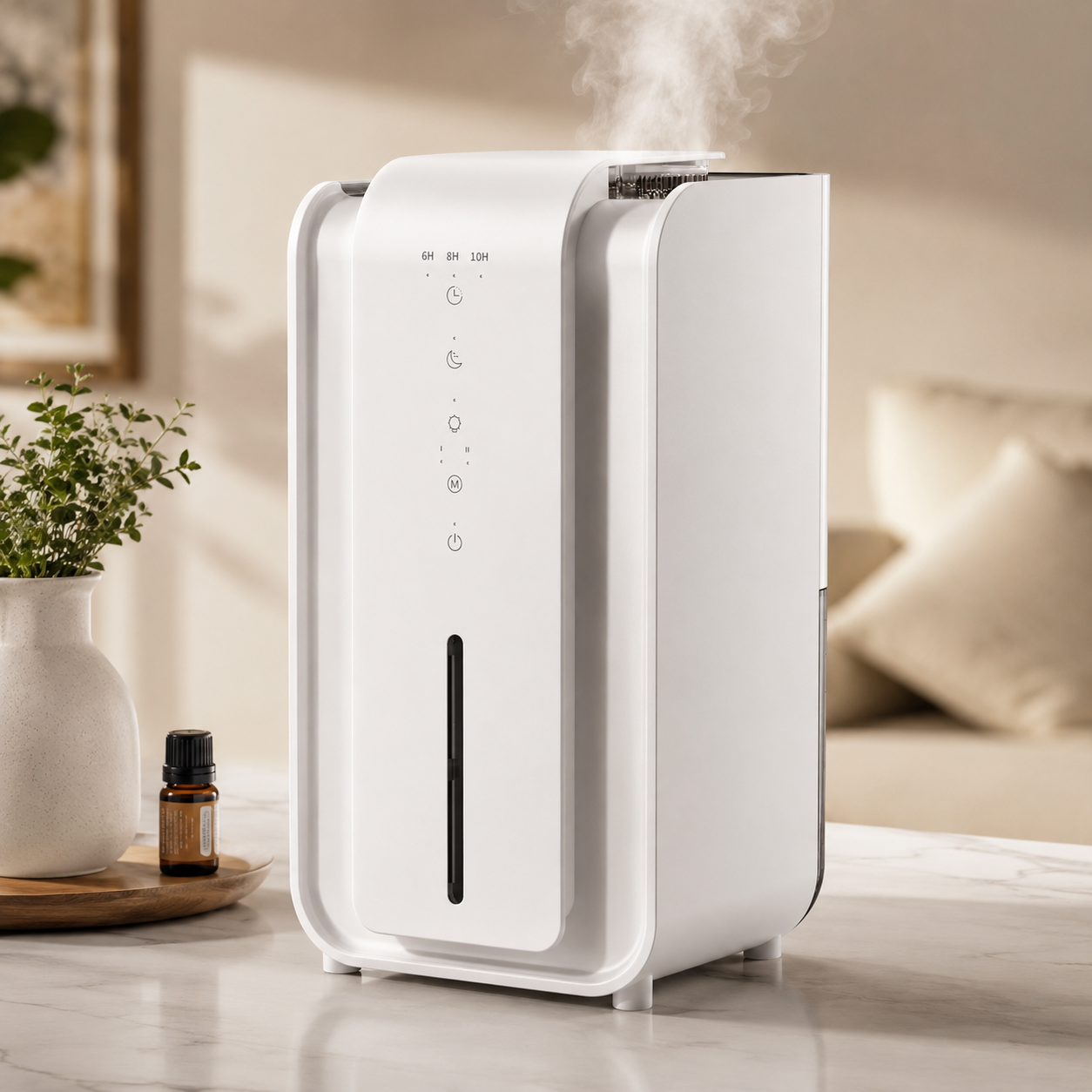 Luftentfeuchter mit Ionisator für Zuhause, Schlafzimmer, Wohnzimmer