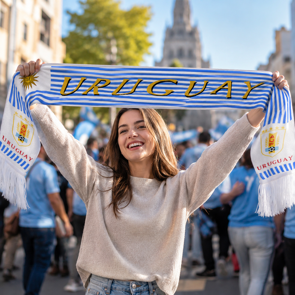 Uruguay Scarf Third Angle