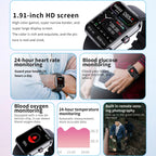Heart Rate & Blood Pressure Monitoring Smartwatch Fitness Tracker