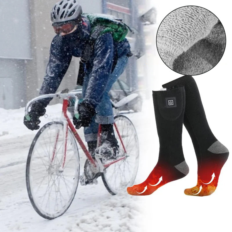 Rechargeable Heated Socks Electric Battery Powered Warm Socks