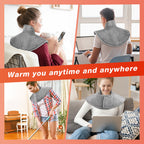 Electric Neck and Shoulder Heating Pad Wrap Therapy