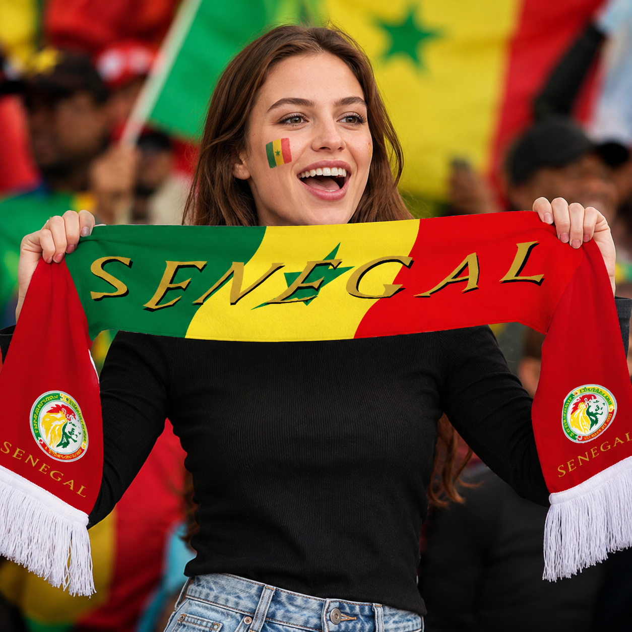 Senegal Scarf Third Angle