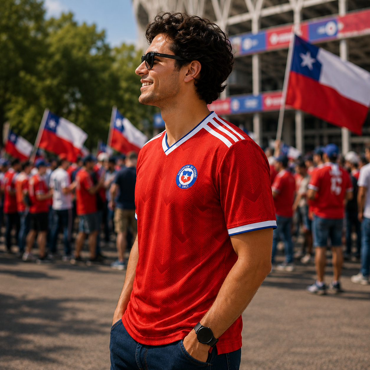 Men's Chile Football Jersey 2026