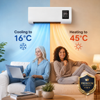 Wall Mounted Portable Air Conditioner with Remote Control and Cooling Fan
