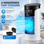 Portable Tower Fan Air Cooler USB Mini Air Conditioner