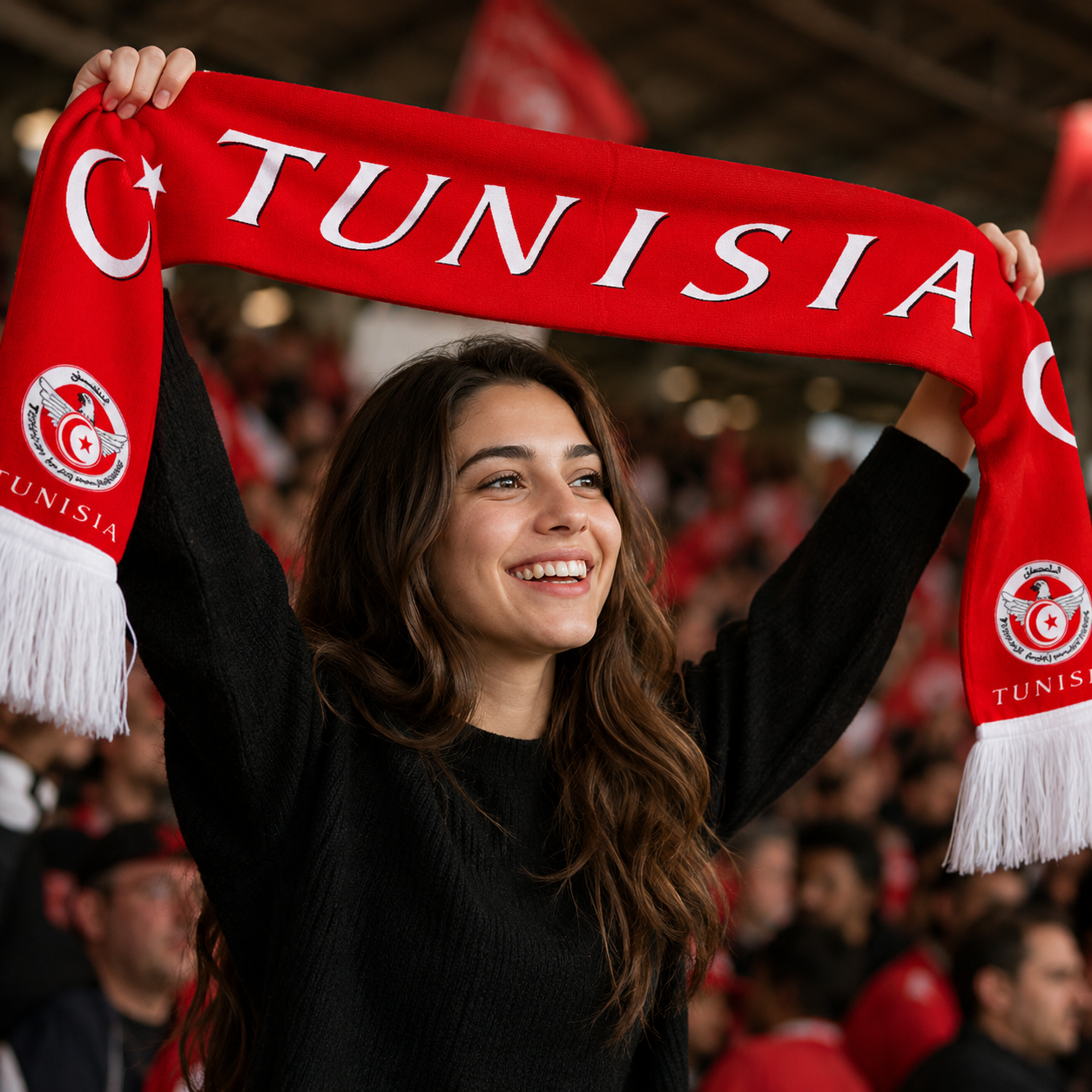 Tunisia Scarf Detail