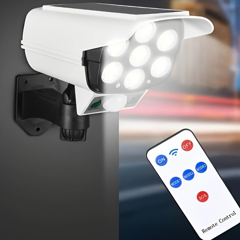 Solar Powered Outdoor Motion Sensor LED Floodlight for Camping RV