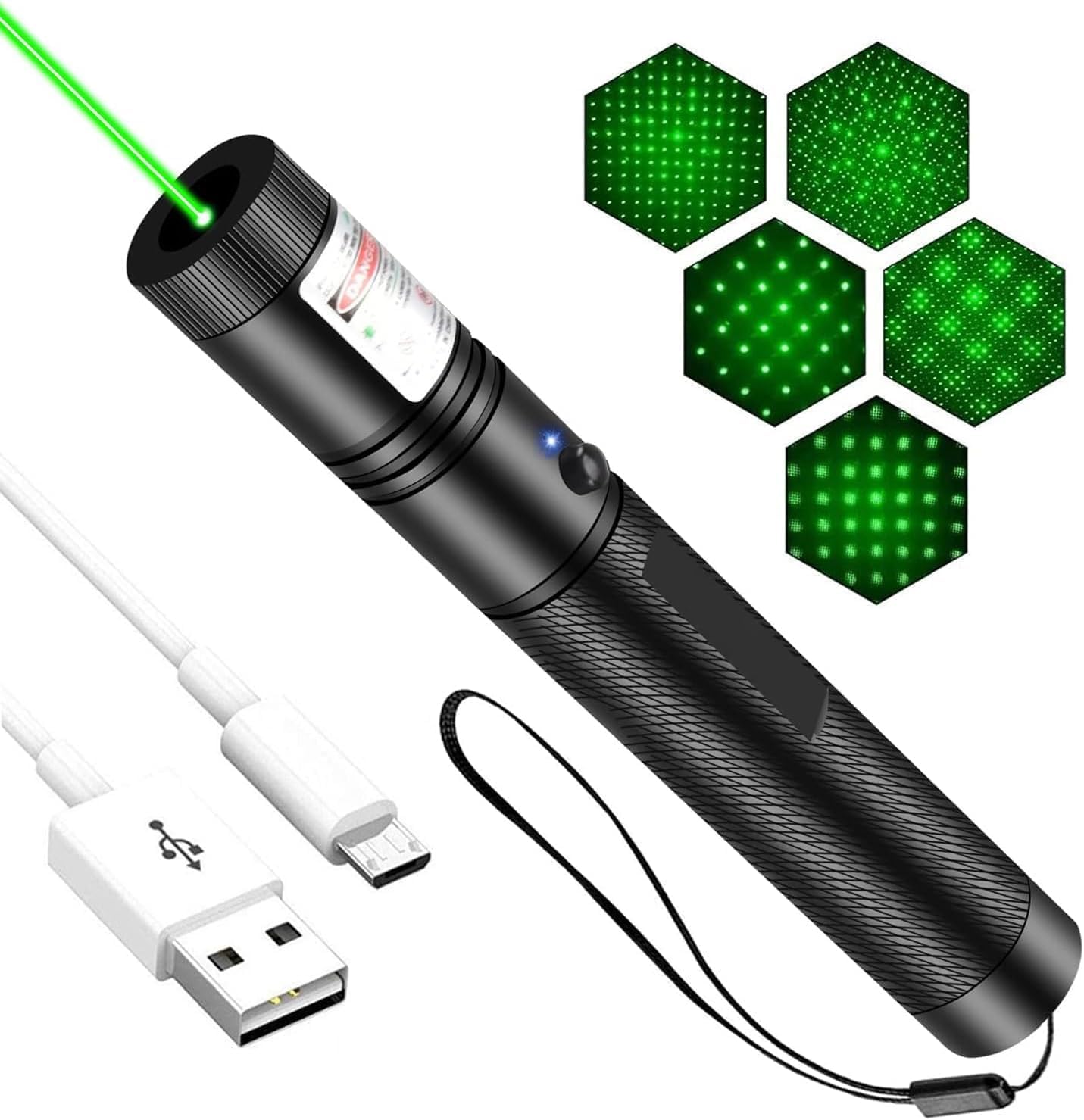 Rechargeable Long Range Laser Pointer Pen Outdoor Laser Pointer