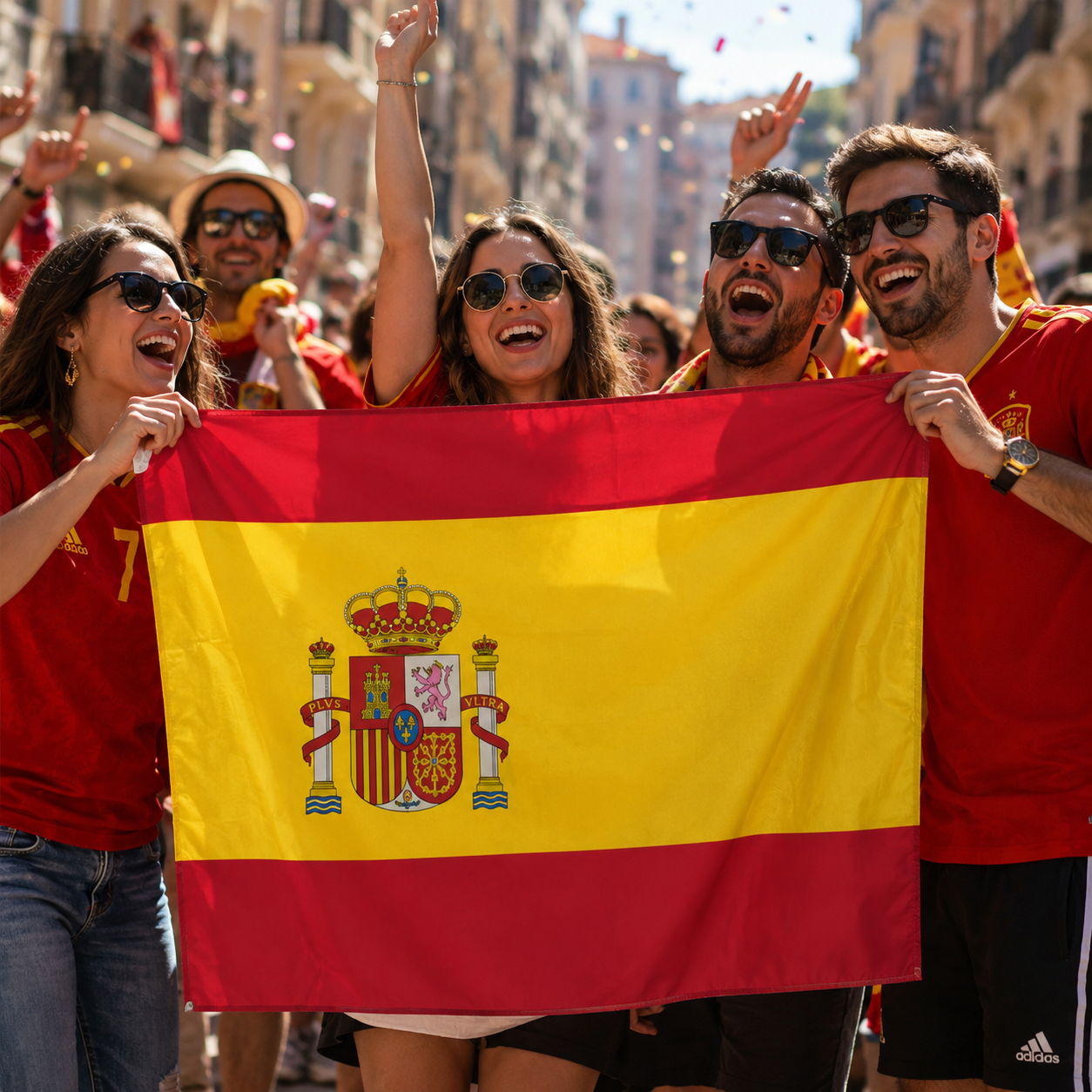 Spain Fan Cape