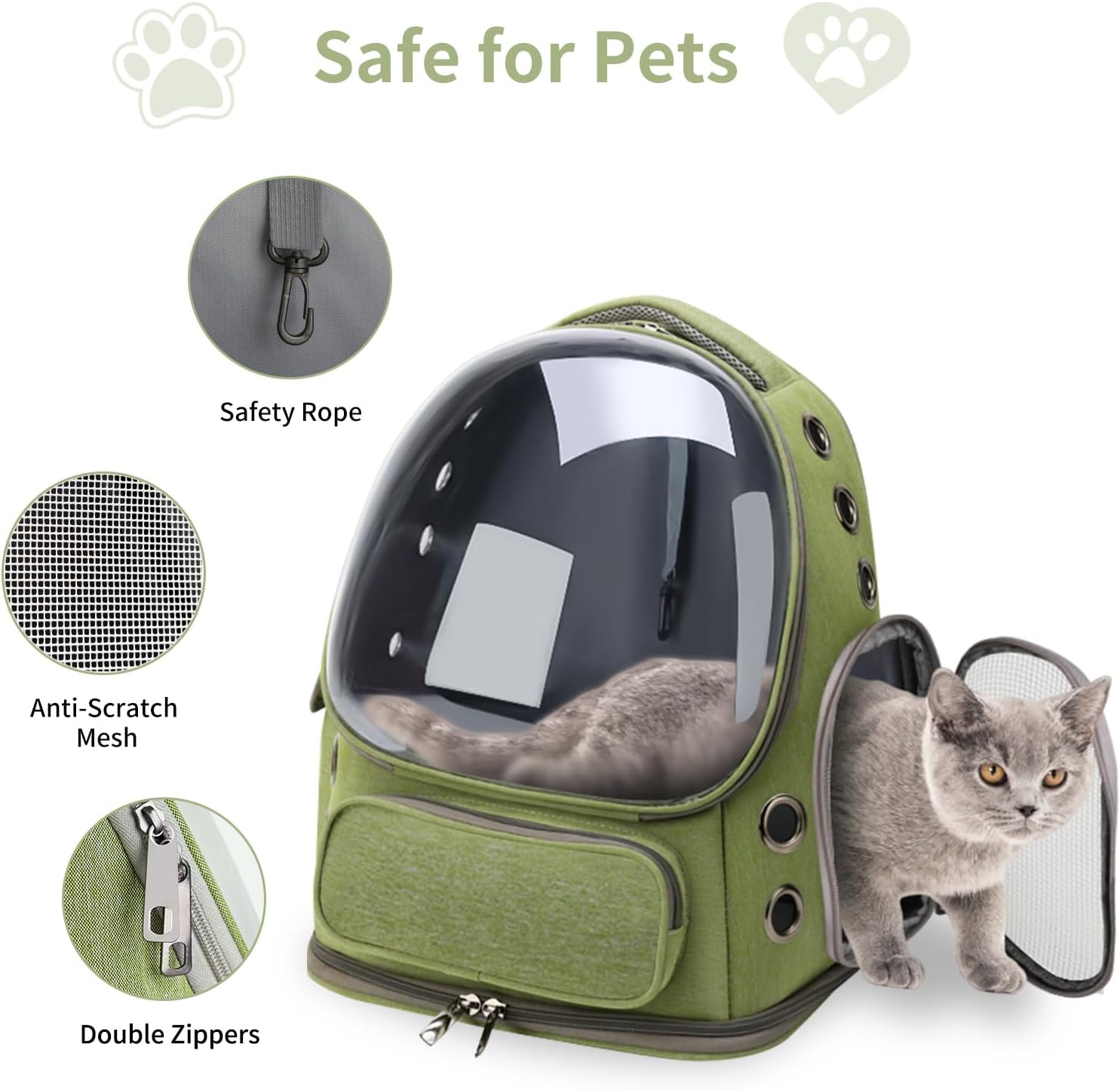 Cat Carrier Backpack Transparent Bubble Pet Carrier