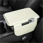 Car Armrest Storage Cover with Adjustable Organizer Pockets