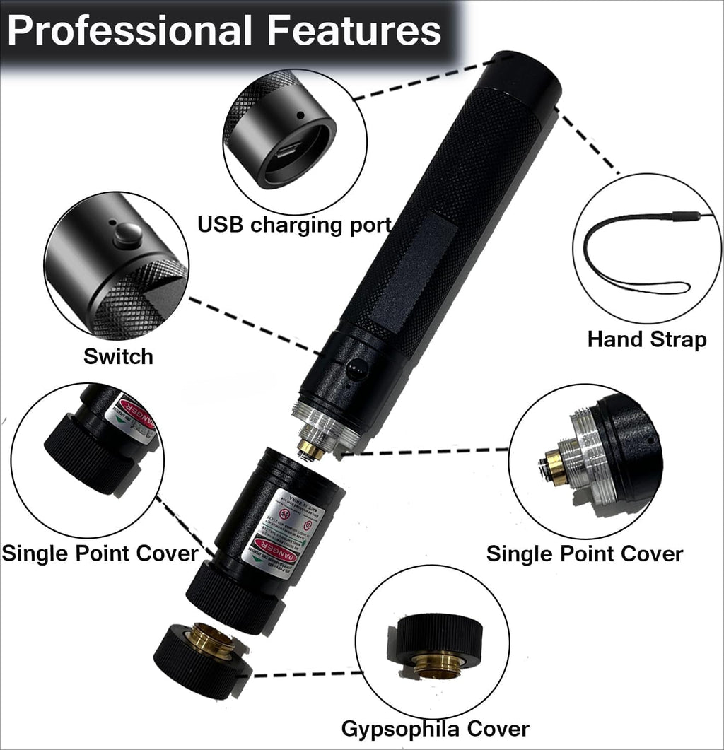 Rechargeable Long Range Laser Pointer Pen Outdoor Laser Pointer