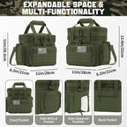Insulated Tactical Lunch Box Cooler Bag Leakproof Large Capacity 18L