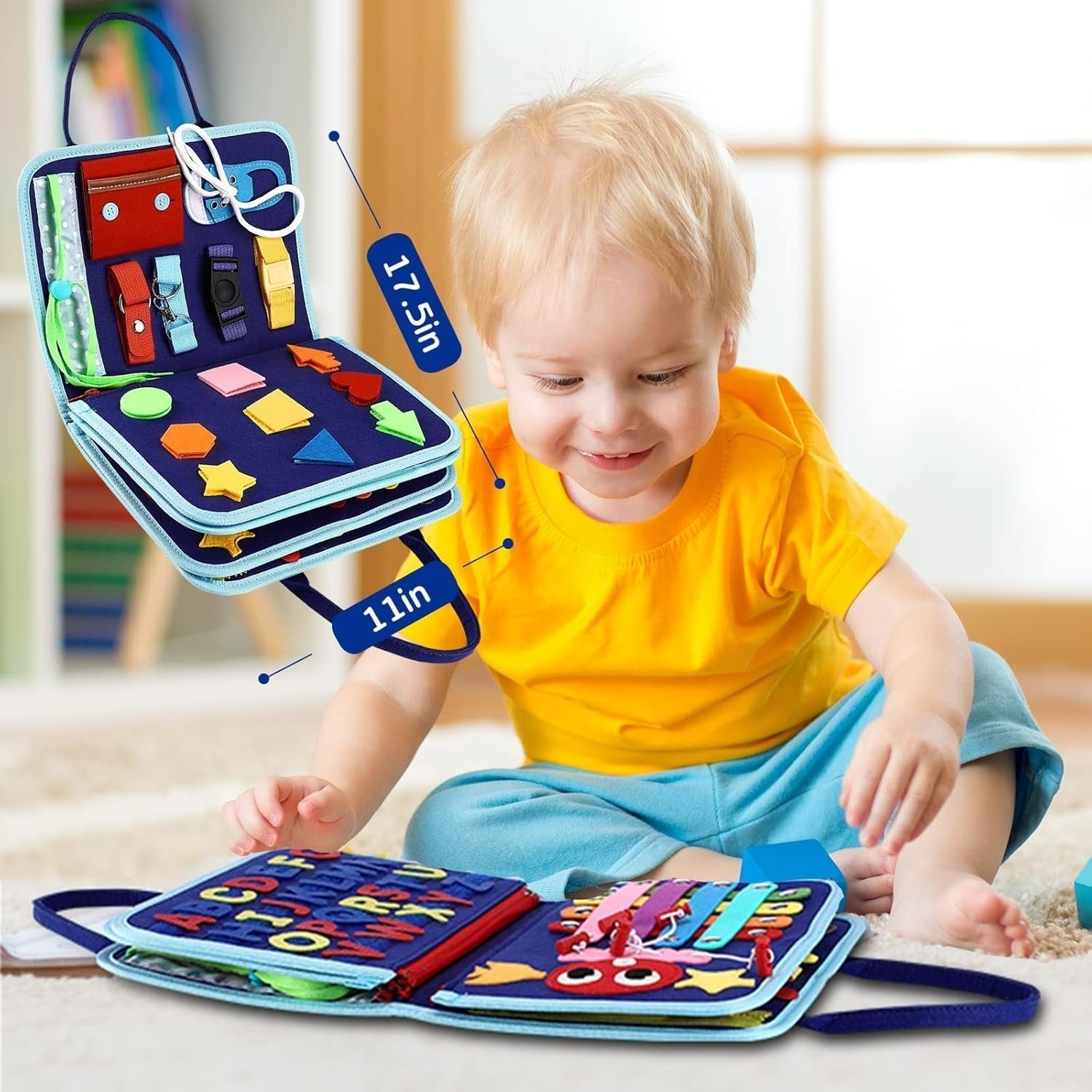 Montessori Busy Board Educational Toy Activity Learning Board