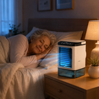 Portable Mini Air Conditioner with Water Tank 3-Speed Humidifier