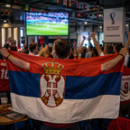 Serbia Flag Side