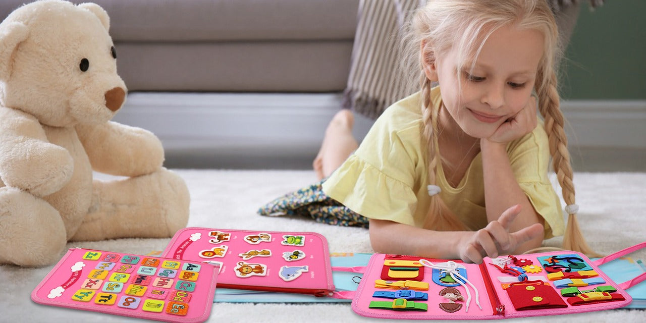 Montessori Busy Board Educational Toy Activity Learning Board