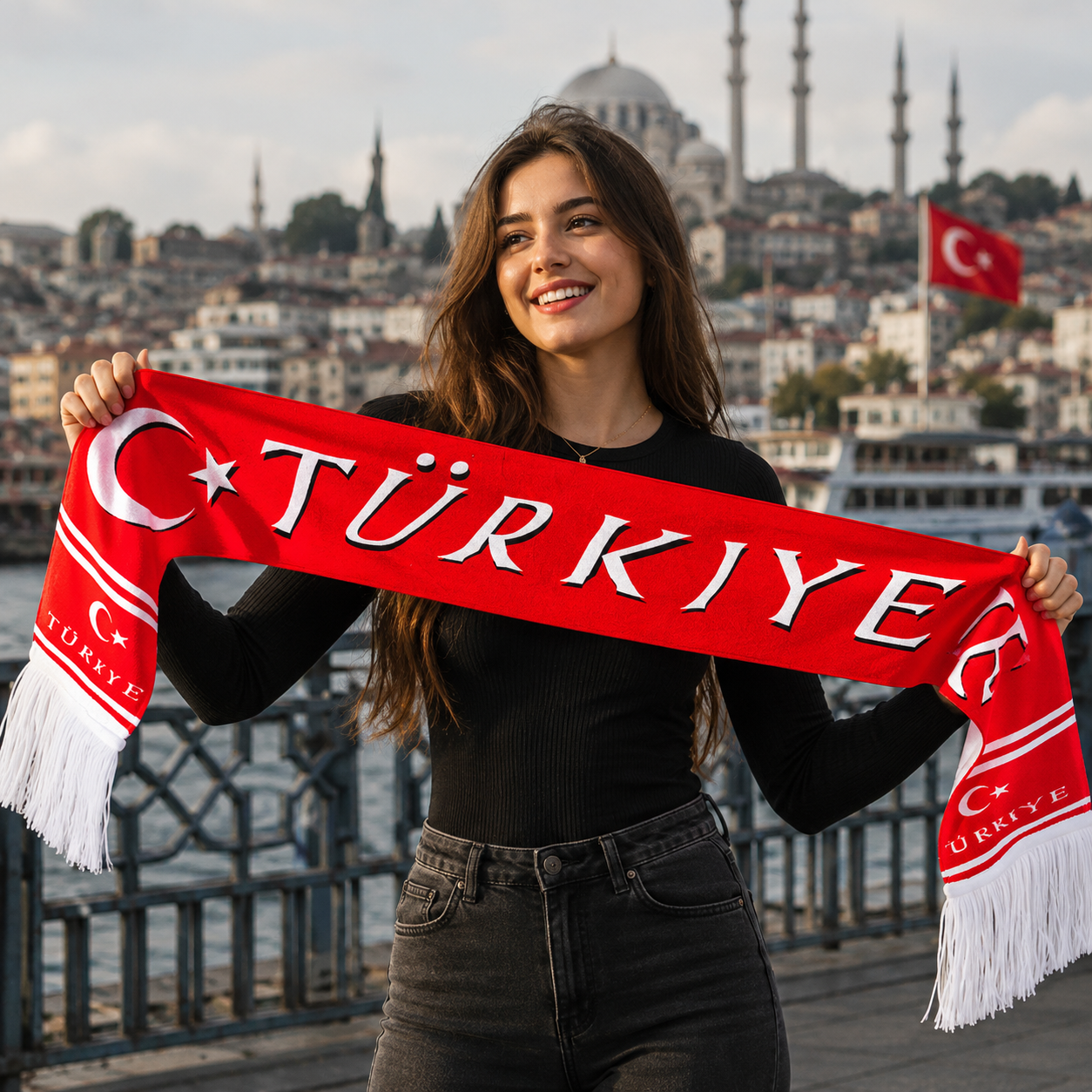 Turkey Scarf Side