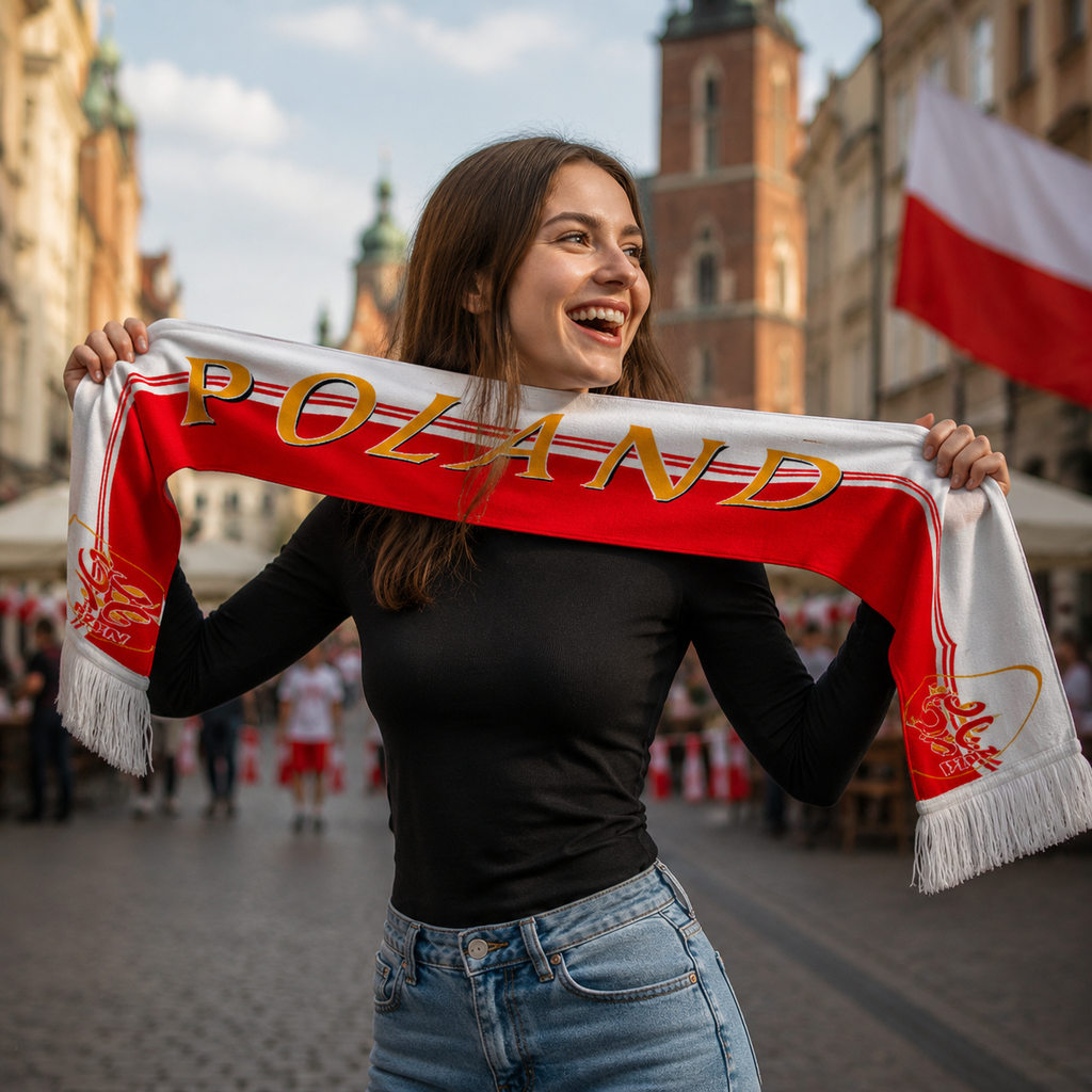 Poland Scarf Detail