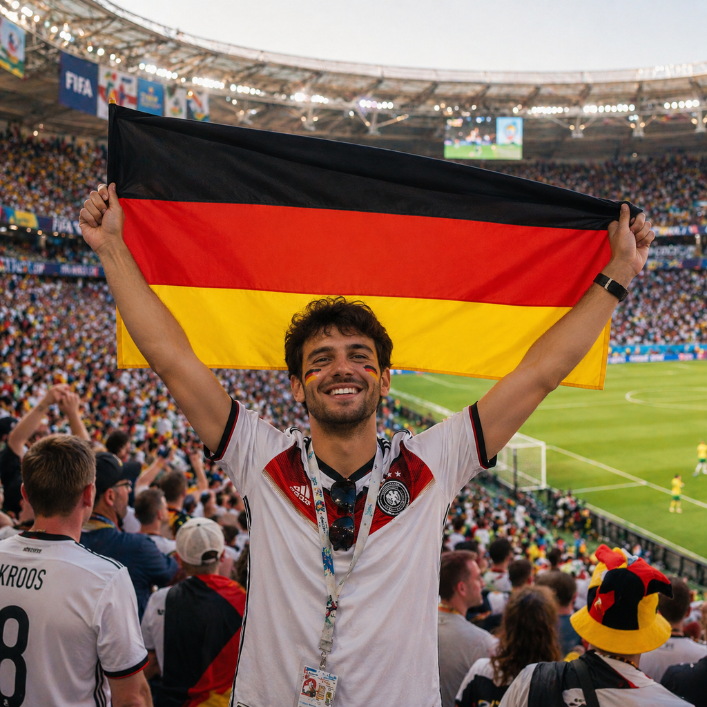 Germany Flag Detail