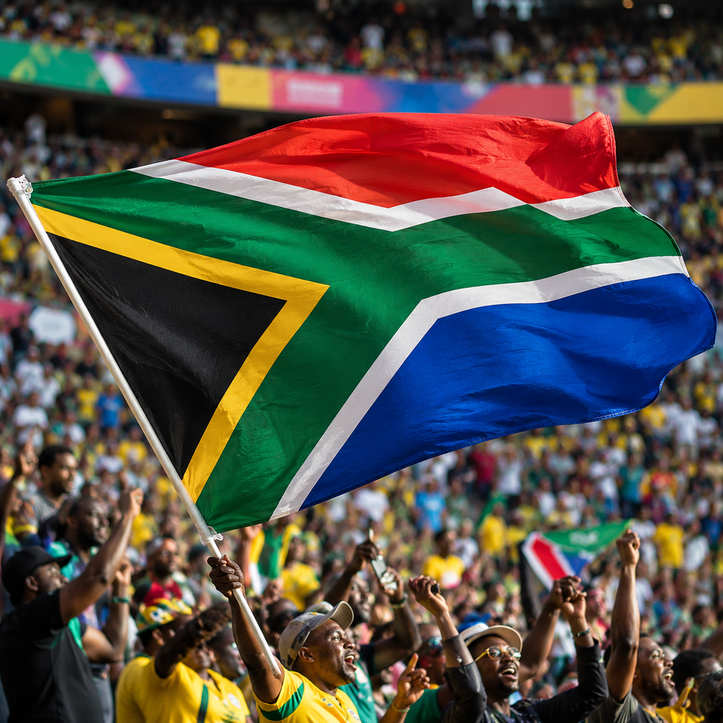 South Africa Flag Detail