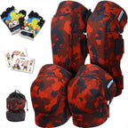 Kids Protective Gear Set Knee Pads Elbow Pads Gloves for Biking