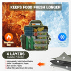 Insulated Tactical Lunch Box Cooler Bag Leakproof Large Capacity 18L
