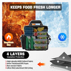Insulated Tactical Lunch Box Cooler Bag Leakproof Large Capacity 18L