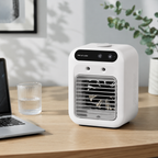 Mini USB Portable Air Conditioner Fan Humidifier Tabletop Cooler