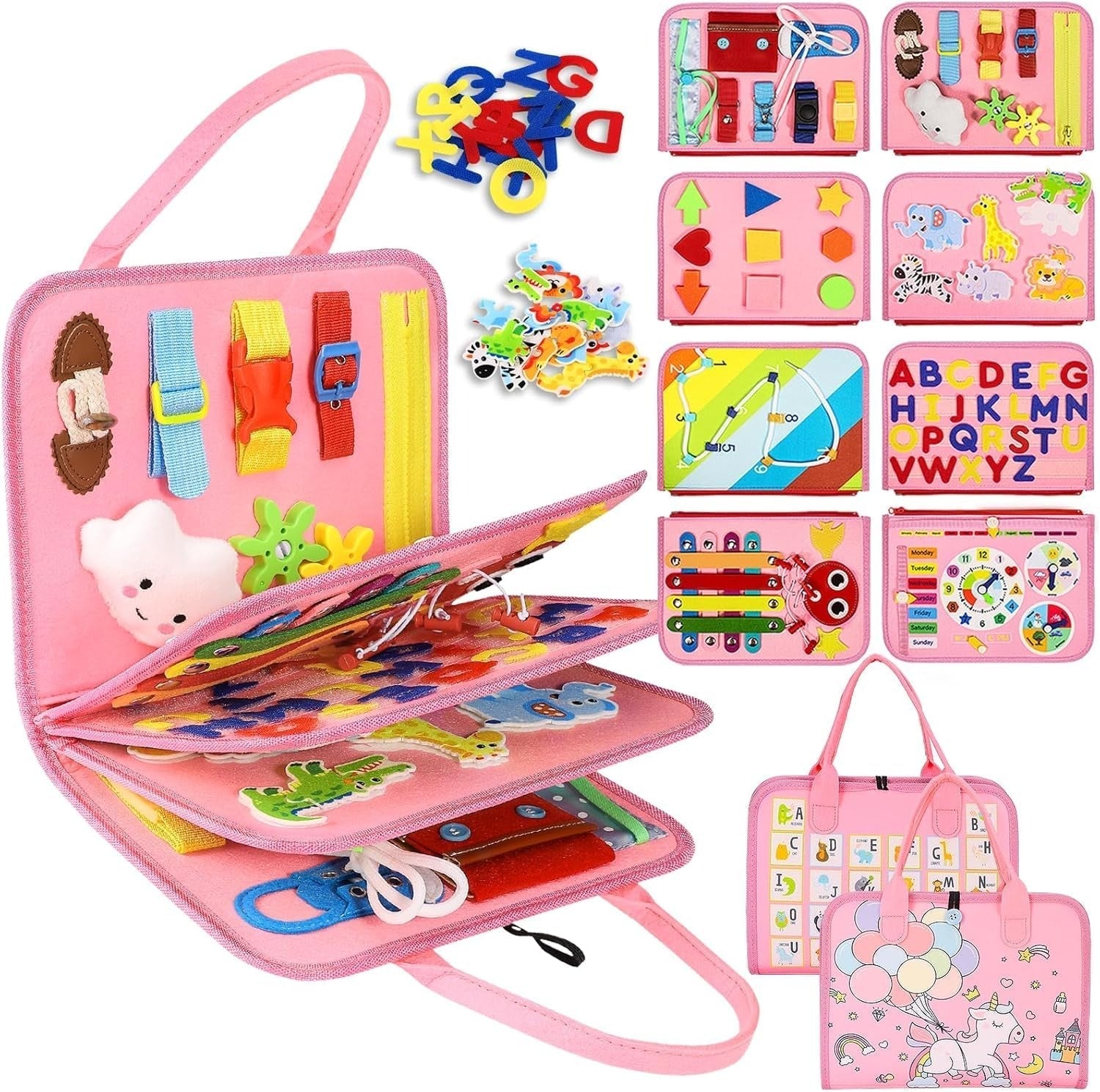 Montessori Busy Board Educational Toy Activity Learning Board