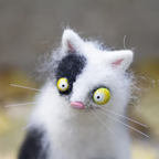 Wool Felt Figurine Set Handmade Collectible Figurines