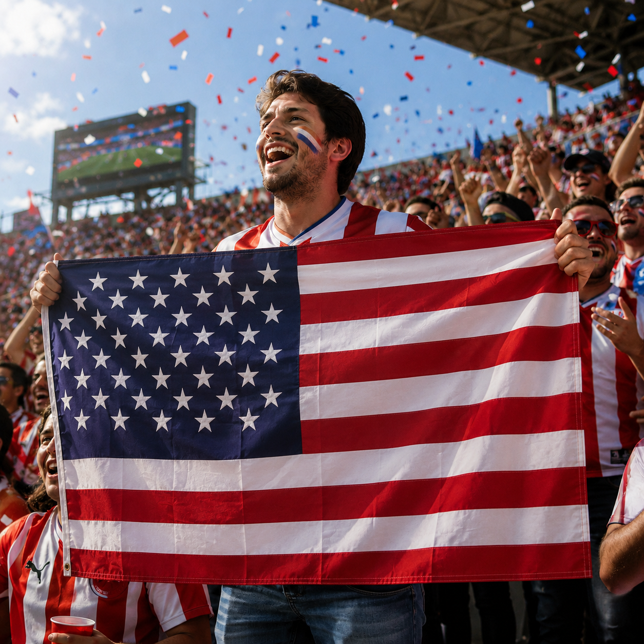 USA Flag Side