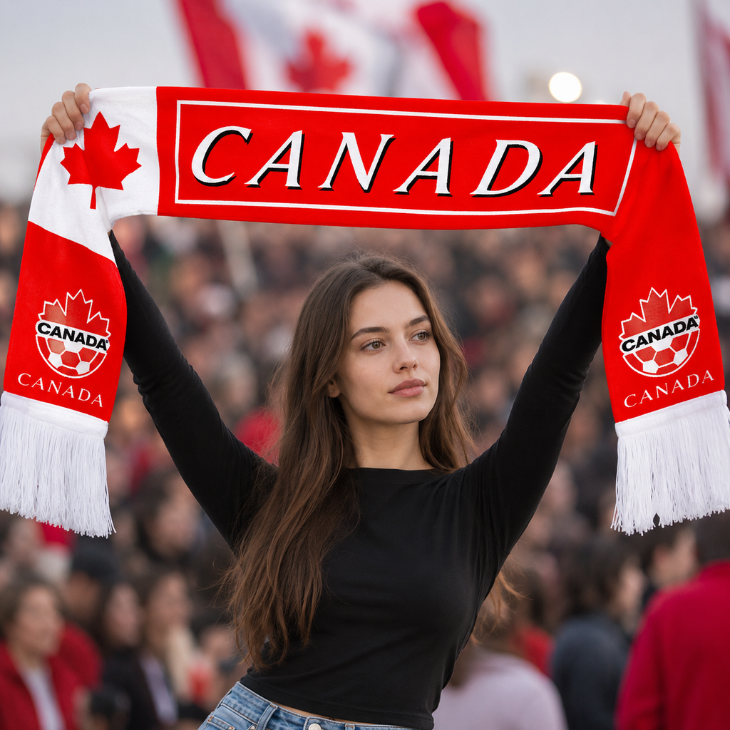 Canada Scarf Side