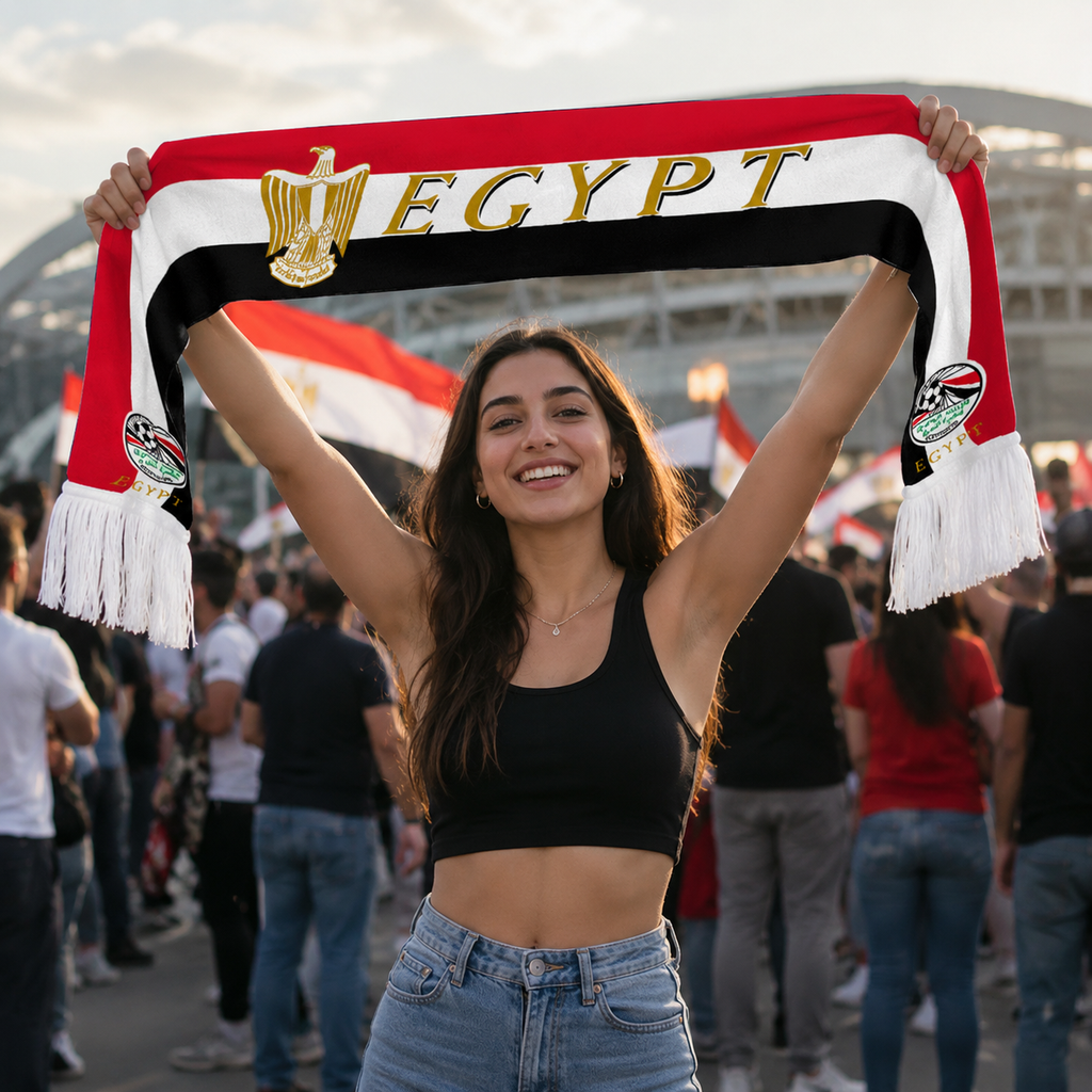 Egypt Fan Scarf