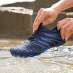 Men Water Sports Quick Dry Mesh Lace Up Shoes