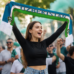 Uzbekistan Scarf Side
