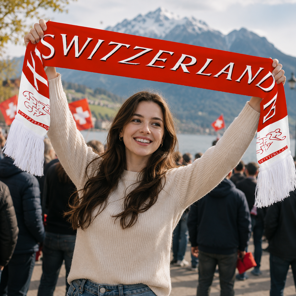 Serbia Scarf Side